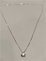 Necklace Duezeta Woman in Yellow Gold Zircone GIOGPL12ZM6